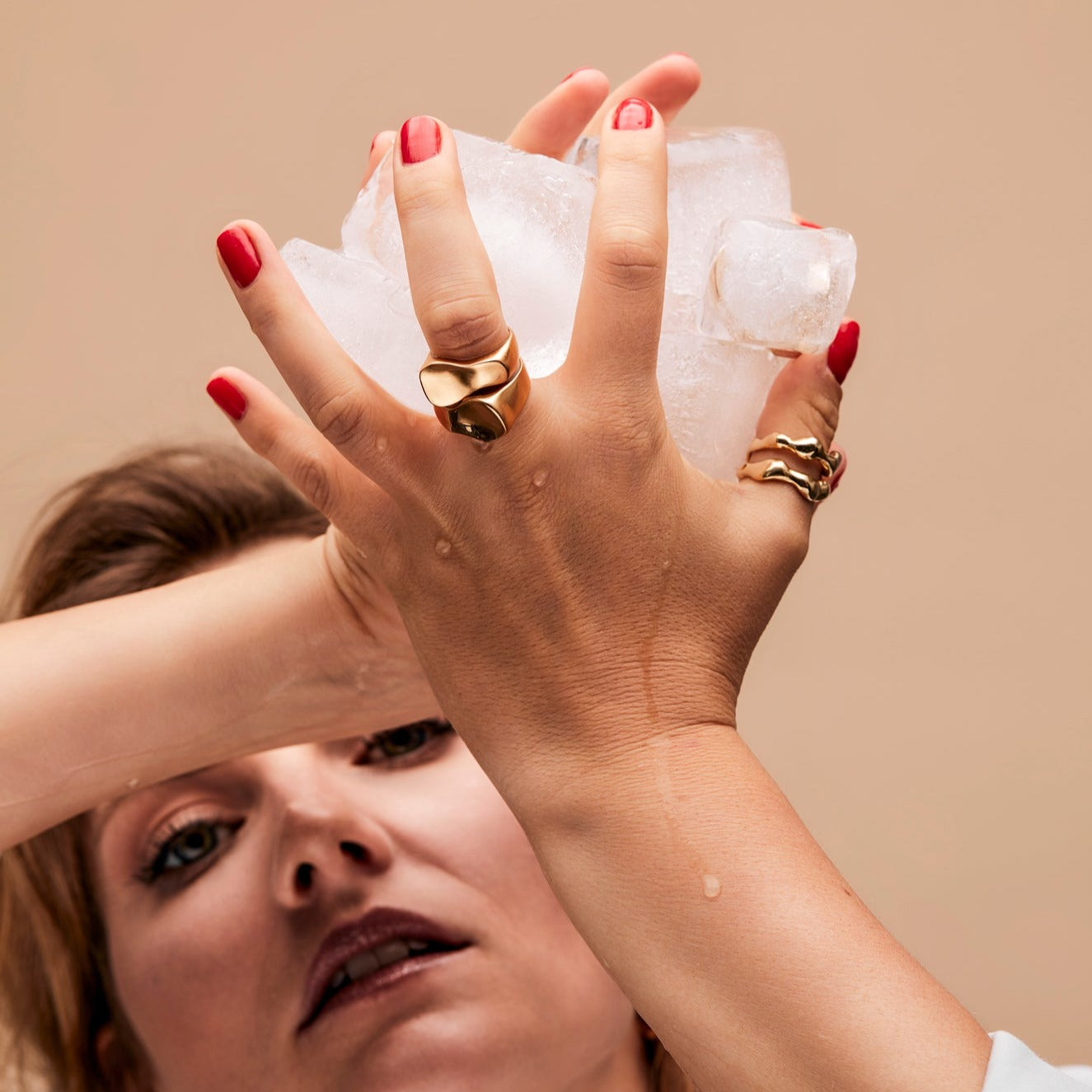 Ring MELTIN' ICE CUBE